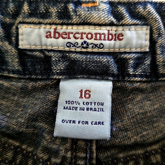 🩳 Abercrombie Distressed Short Shorts Size 16 ✨Juniors✨ - Picture 6 of 6